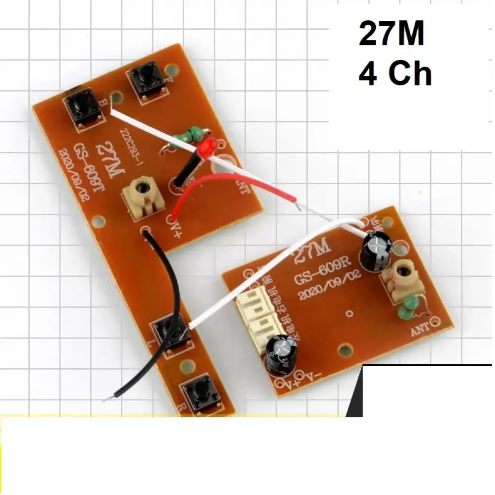 برد ماشین کنترلی رادیو ماشین 27 مگا هرتز 4.5 ولت 