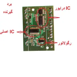 برد و کنترل ماشین 6 کاناله 7.4 ولت 2.4 گیگا هرتز  100 متر برد 