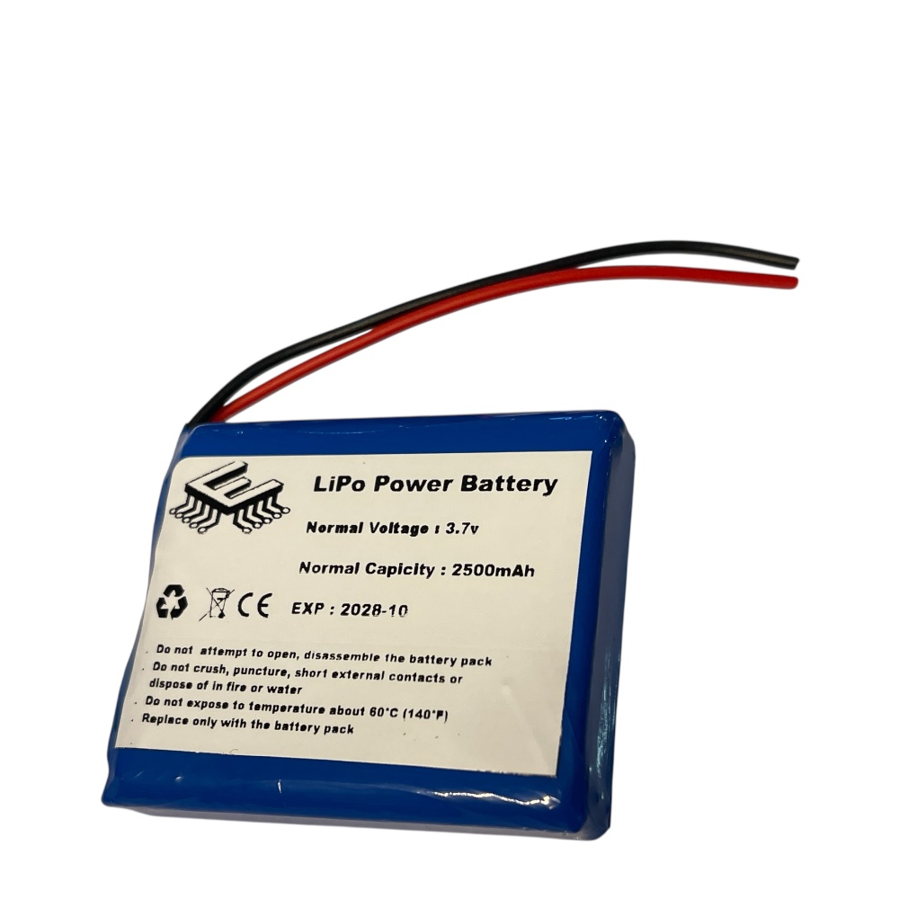باتری پاور بانک  لیتیوم-پلیمر 2500mAh مدل 104050 