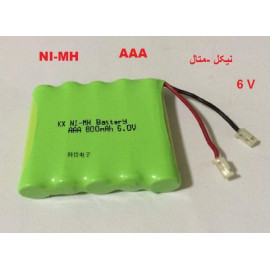 باتری NI-MH AAA 800mAh 6V 