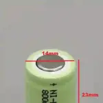 باتریNI-MH 1/2AA 800mAh 1.2V 