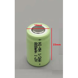 باتریNI-MH 1/2AA 800mAh 1.2V 