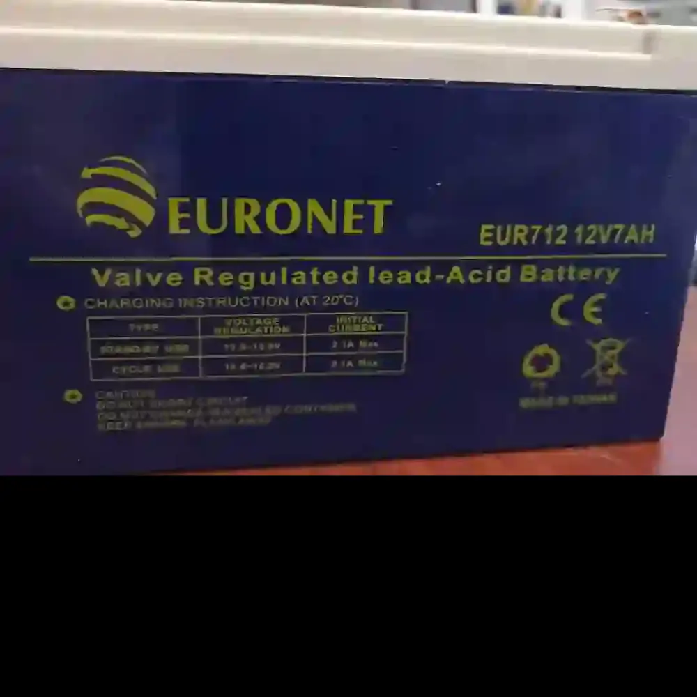 باتری 12 ولت 7 آمپر ساعت مارک EURONET 