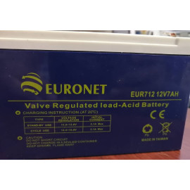 باتری 12 ولت 7 آمپر ساعت مارک EURONET 