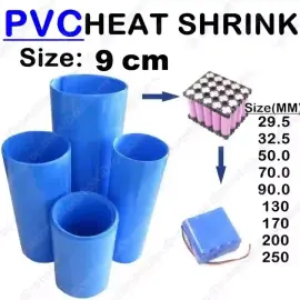 شیرینگ حرارتی باتری PVC نازک عرض 9 سانت یک متر