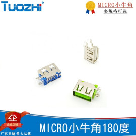 كانكتور USB-A مادگی ایستاده رایت کوتاه 10mm