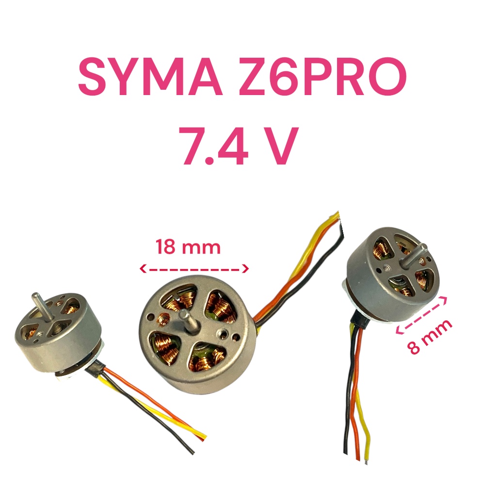 موتور براشلس 7.4 ولت کوادکوپتر  syma z6 pro