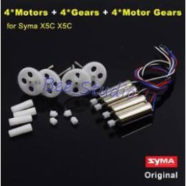 ست کامل چرخدندها و << موتور های >> کوادکوپتر  سایما X5  چرخ دنده