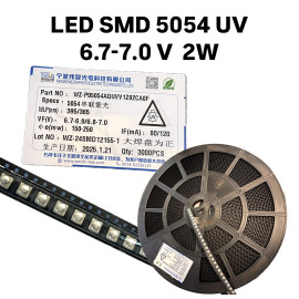 SMD LED پکیج 5054 UV ماوراء بنفش 7V 2W
